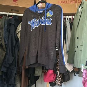 NWT 4Her brand Warriors, mesh hoodie, size XL